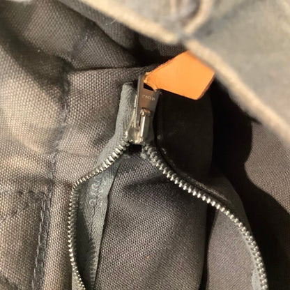 Hermes Herms Foul Tote Pm Gray Canvas Bag (Handbag/Mini Tote)