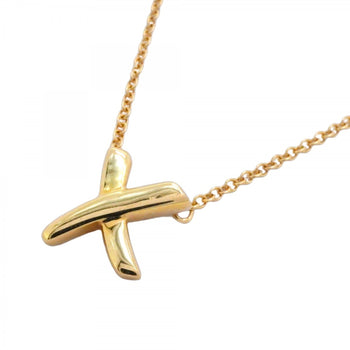Tiffany Kiss Necklace In 18Kyg Yellow Gold
