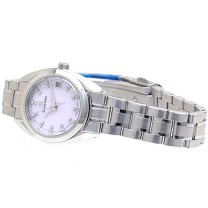 Seiko Grand Seiko Stgf277 4J52-0Ac0 Pink Shell Dial Diamond Index