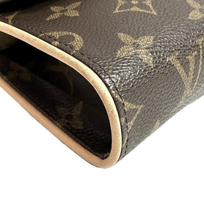 Louis Vuitton Monogram Pochette Florentine M51855 Bag Clutch Waist Pouch
