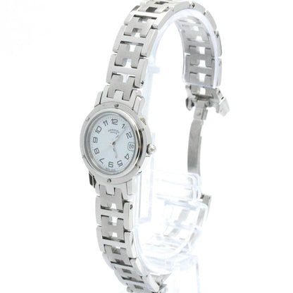 Hermes Clipper Quartz Stainless Steel