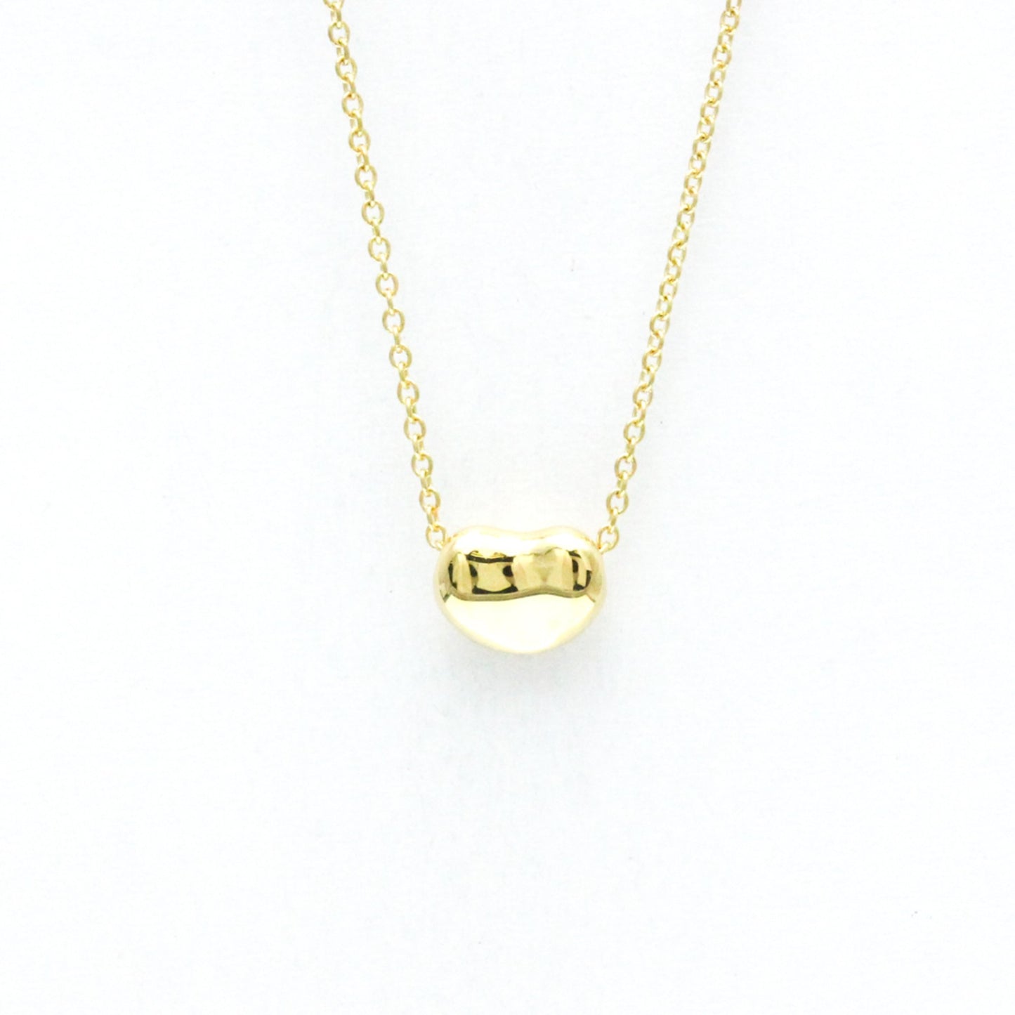 Tiffany Bean Necklace Extra Mini Yellow Gold (18K) No Stone Men