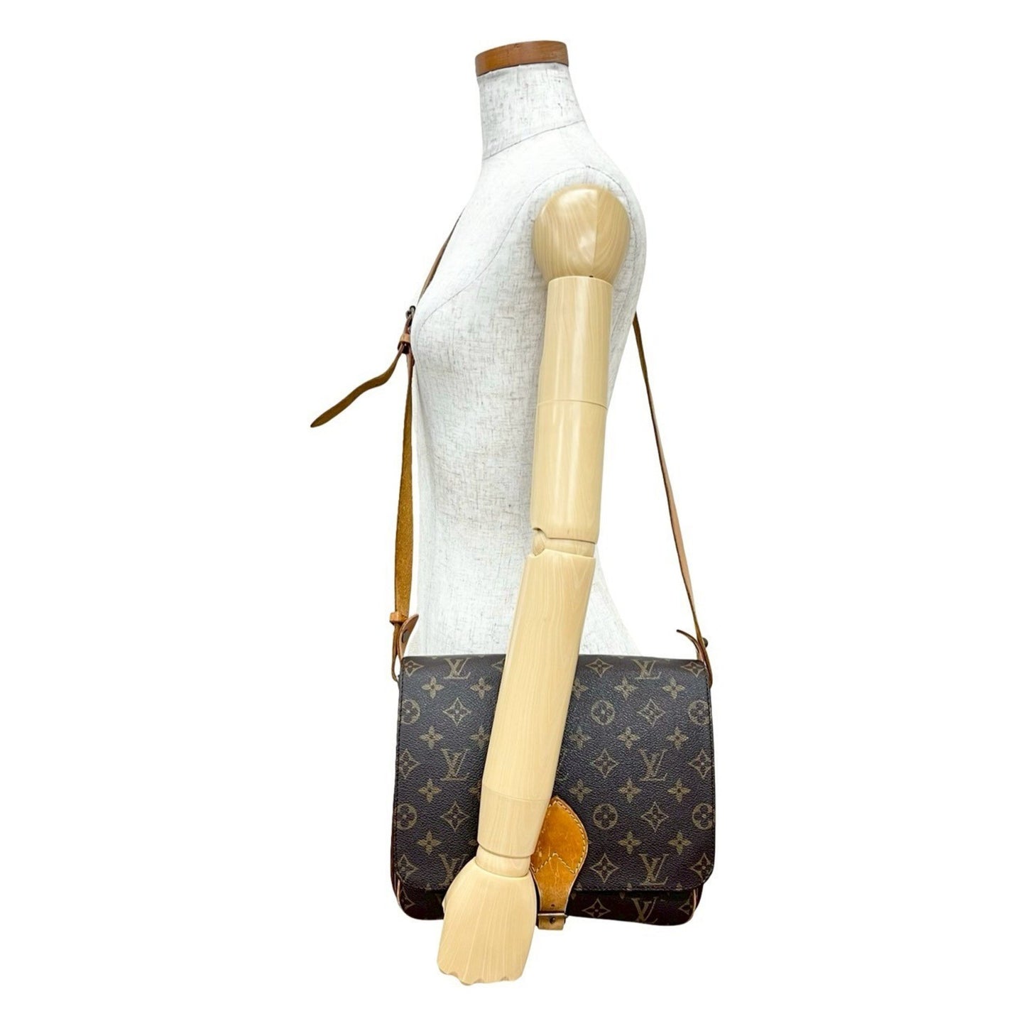 Louis Vuitton Culteciel Gm Monogram Leather Shoulder Bag