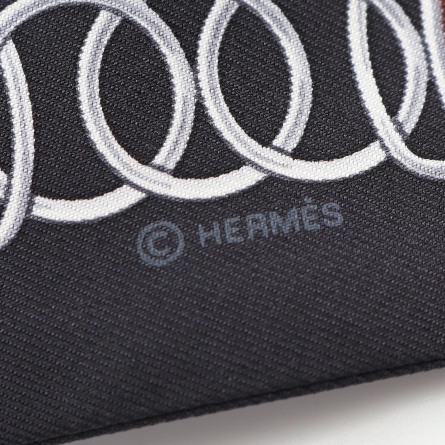 Hermes Herms Twilly Lift Profile Silk Scarf