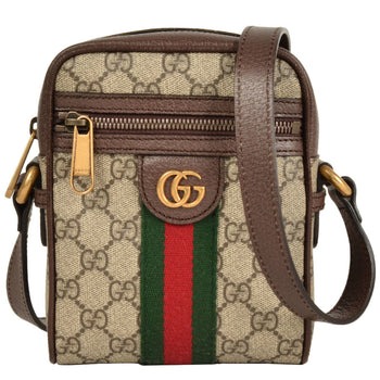 Gucci Ophidia Shoulder Bag Gg Supreme Canvas 598127 Beige