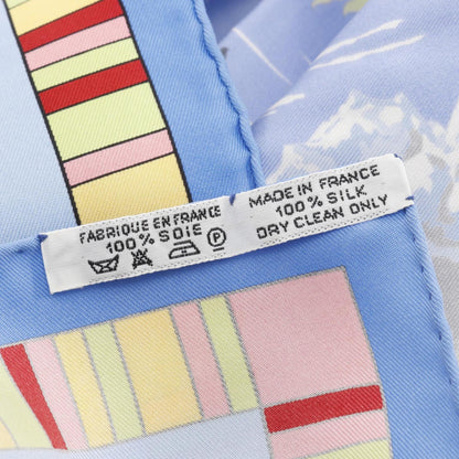 Hermes Herms Carr 90 Prieres Au Vent Silk Scarf For Women