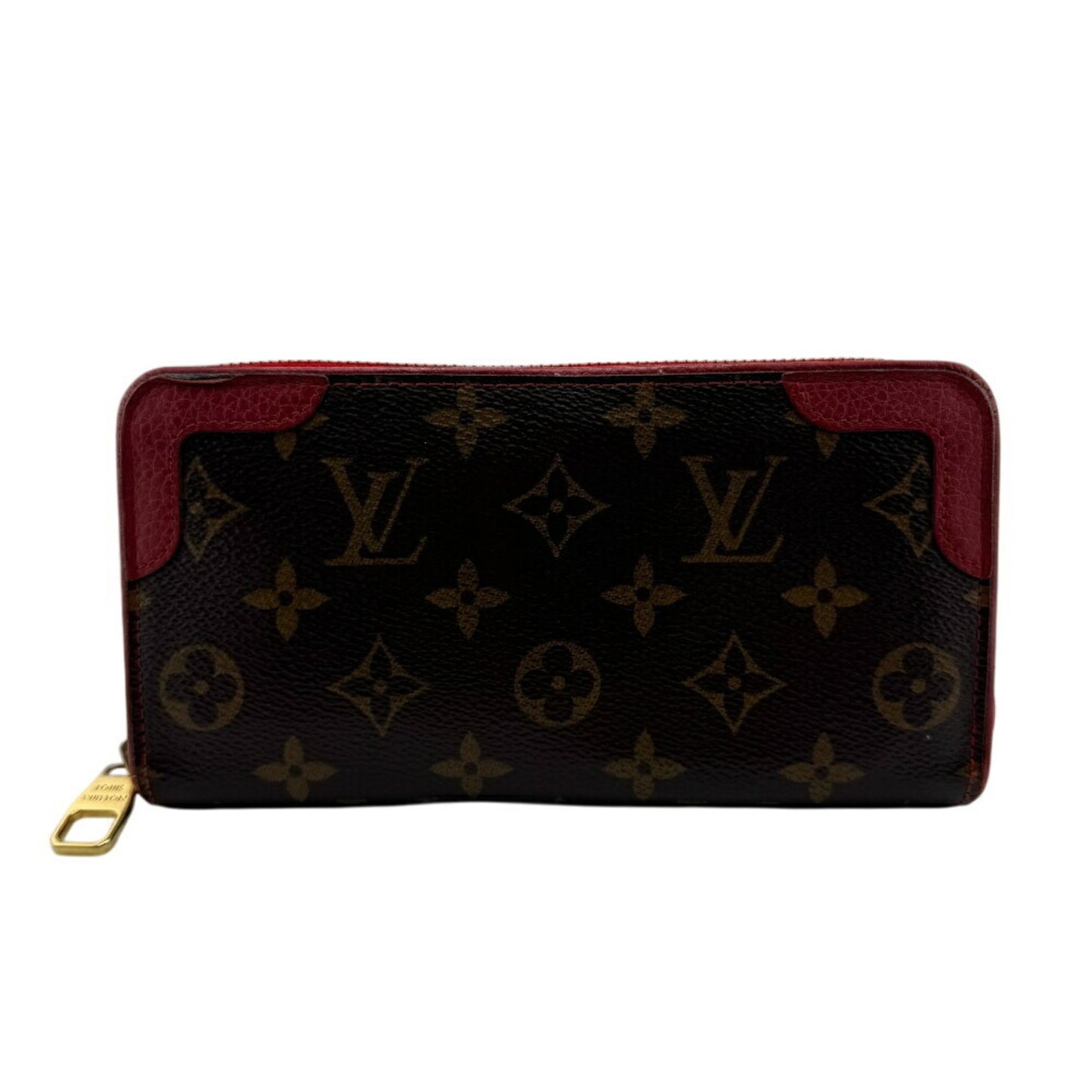 Louis Vuitton M61854 Retiro Round Zip Wallet Monogram Long Brown