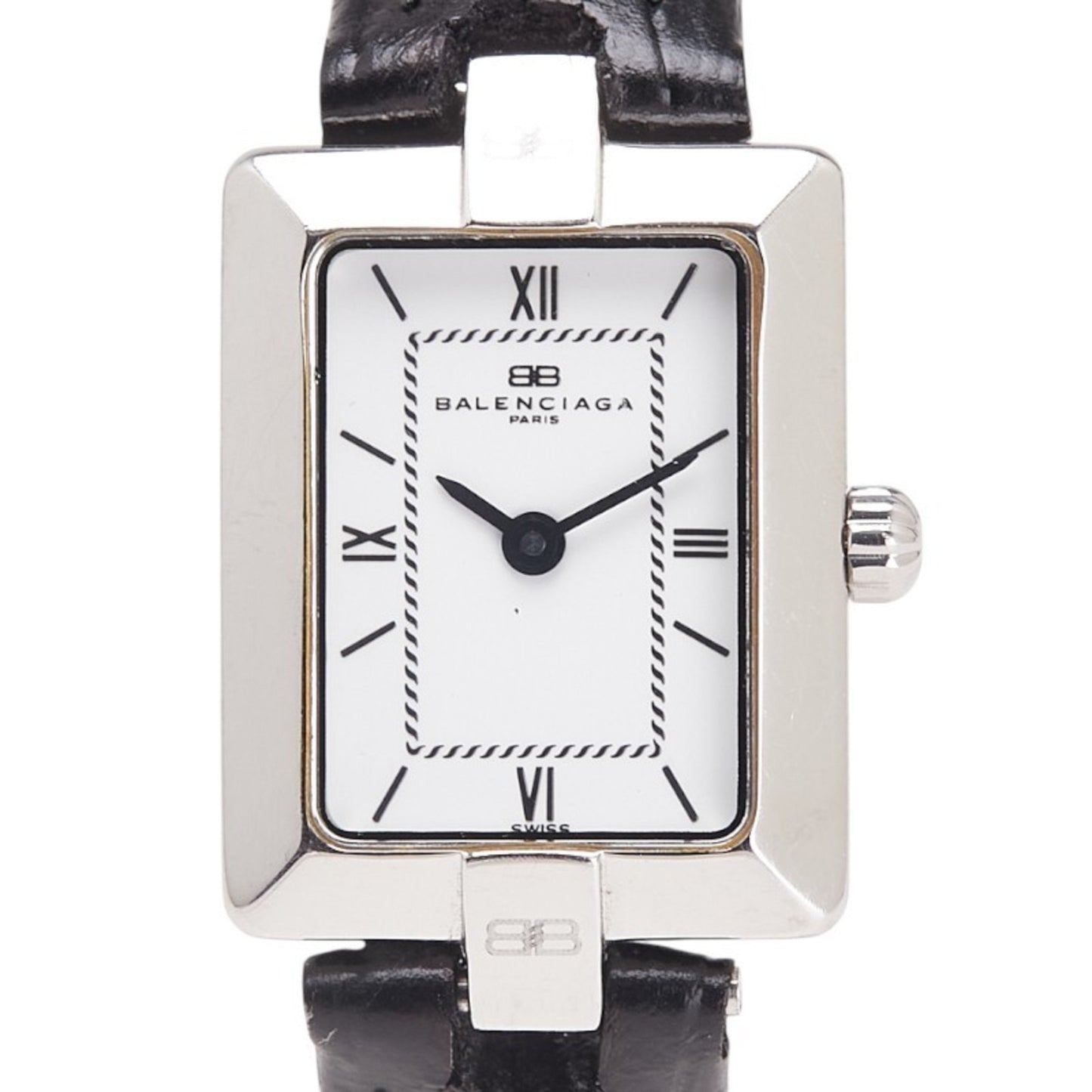 Balenciaga Women'S Quartz Watch With White Dial