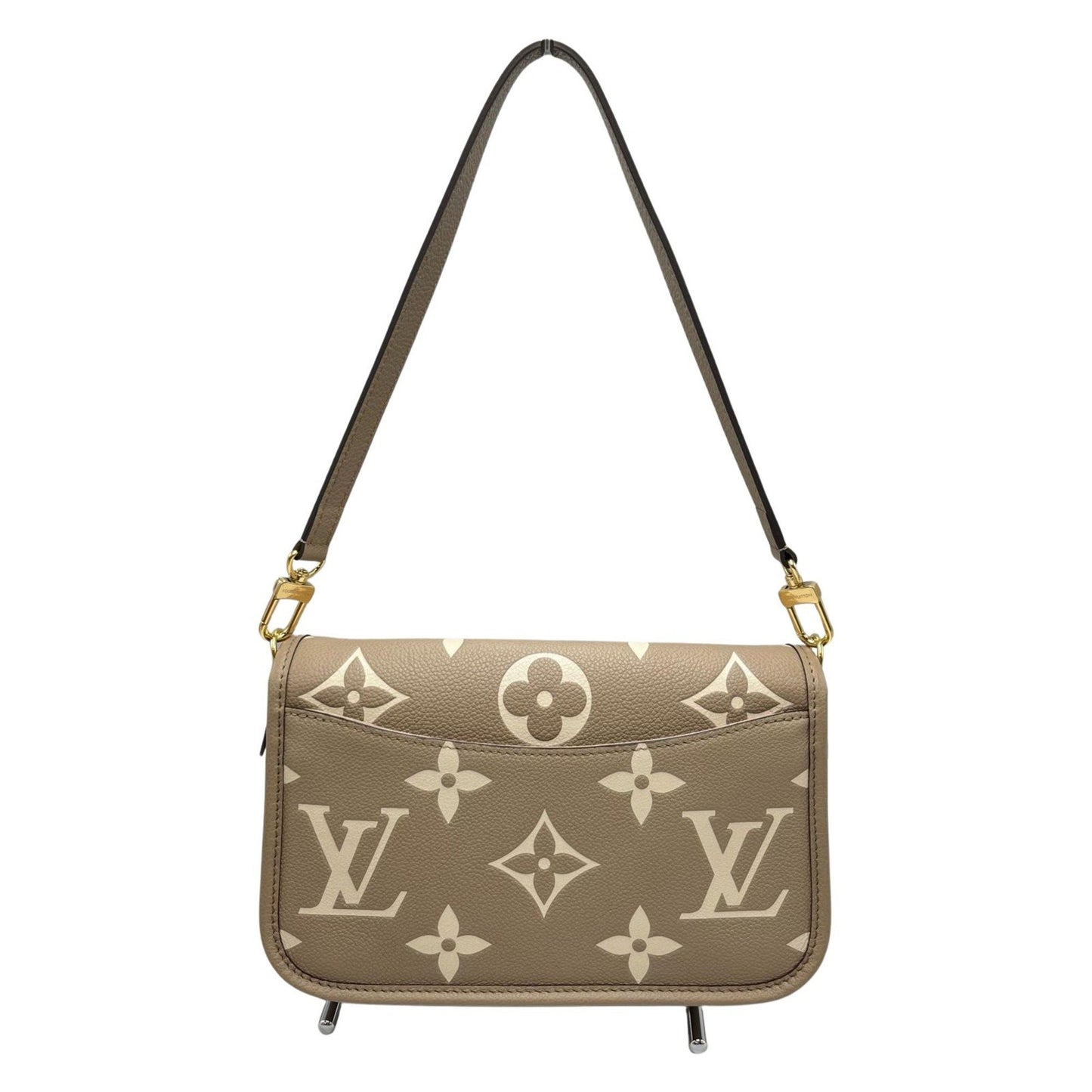 Louis Vuitton Diane 2-Way Shoulder Bag M46583 Monogram Empreinte In Greige