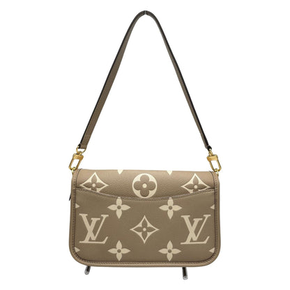 Louis Vuitton Diane 2-Way Shoulder Bag M46583 Monogram Empreinte In Greige
