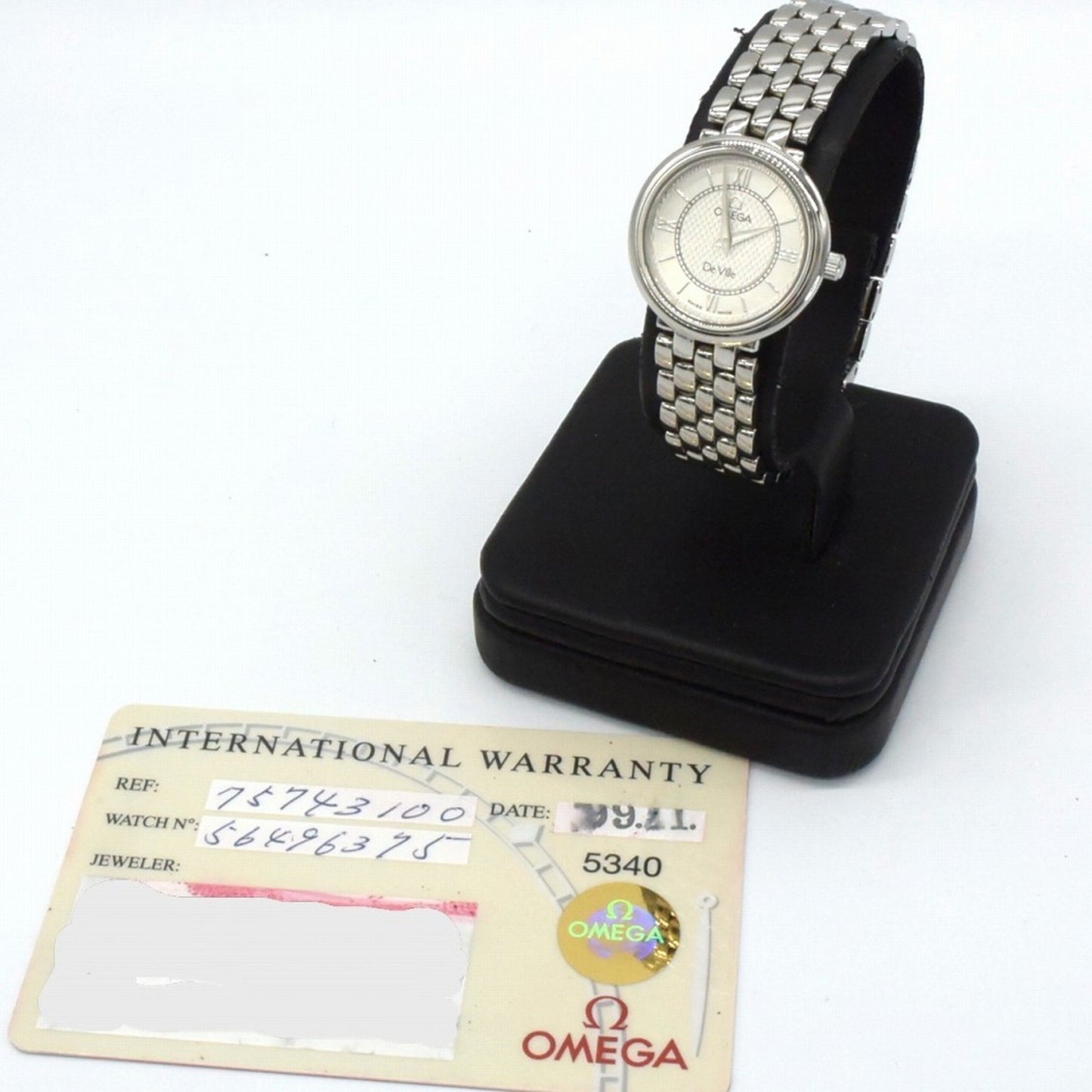 Omega De Ville 7574.31 Quartz Battery-Powered Silver