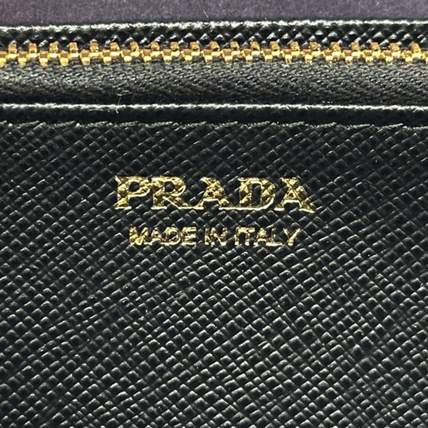 Prada Saffiano Black Long Wallet (1Ml506) For Men And Women