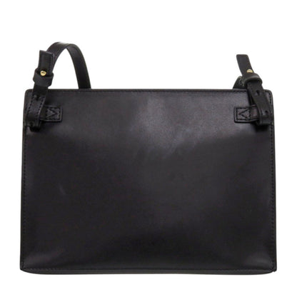 Salvatore Ferragamo Vara Ribbon Leather Black Shoulder Bag 0529