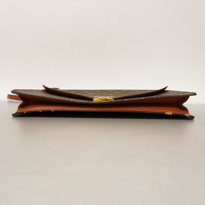Louis Vuitton Monogram Porte-Document Bandouliere Handbag M53338 Brown