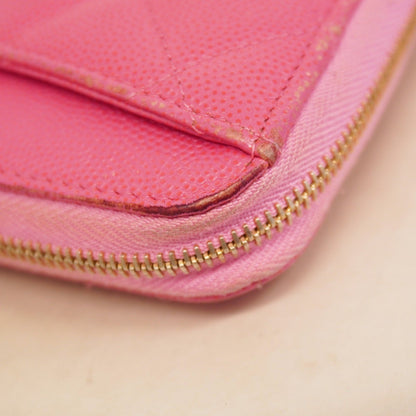 Chanel Matelasse Caviar Leather Long Wallet