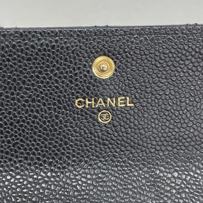 Chanel Matelasse Caviar Leather Long Wallet