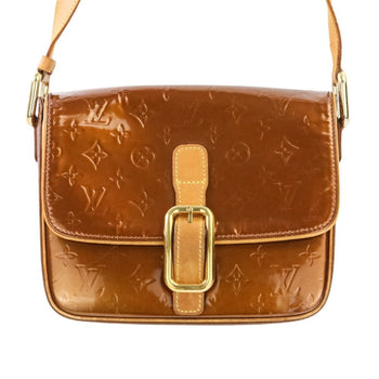 Louis Vuitton Vernis Christy Gm Shoulder Bag M91107 Brown