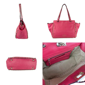 Valentino Garavani Handbag/Shoulder Bag In Pink Leather For Women
