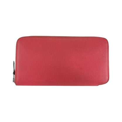 Hermes Azap Long Silk In Rose Azalee Pink Silver Hardware Epsom Leather Wallet C Stamp