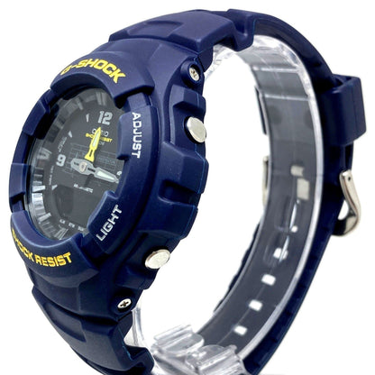 G-Shock Casio G-100-2Bm Navy Blue Watch With Shock Absorbing Curve