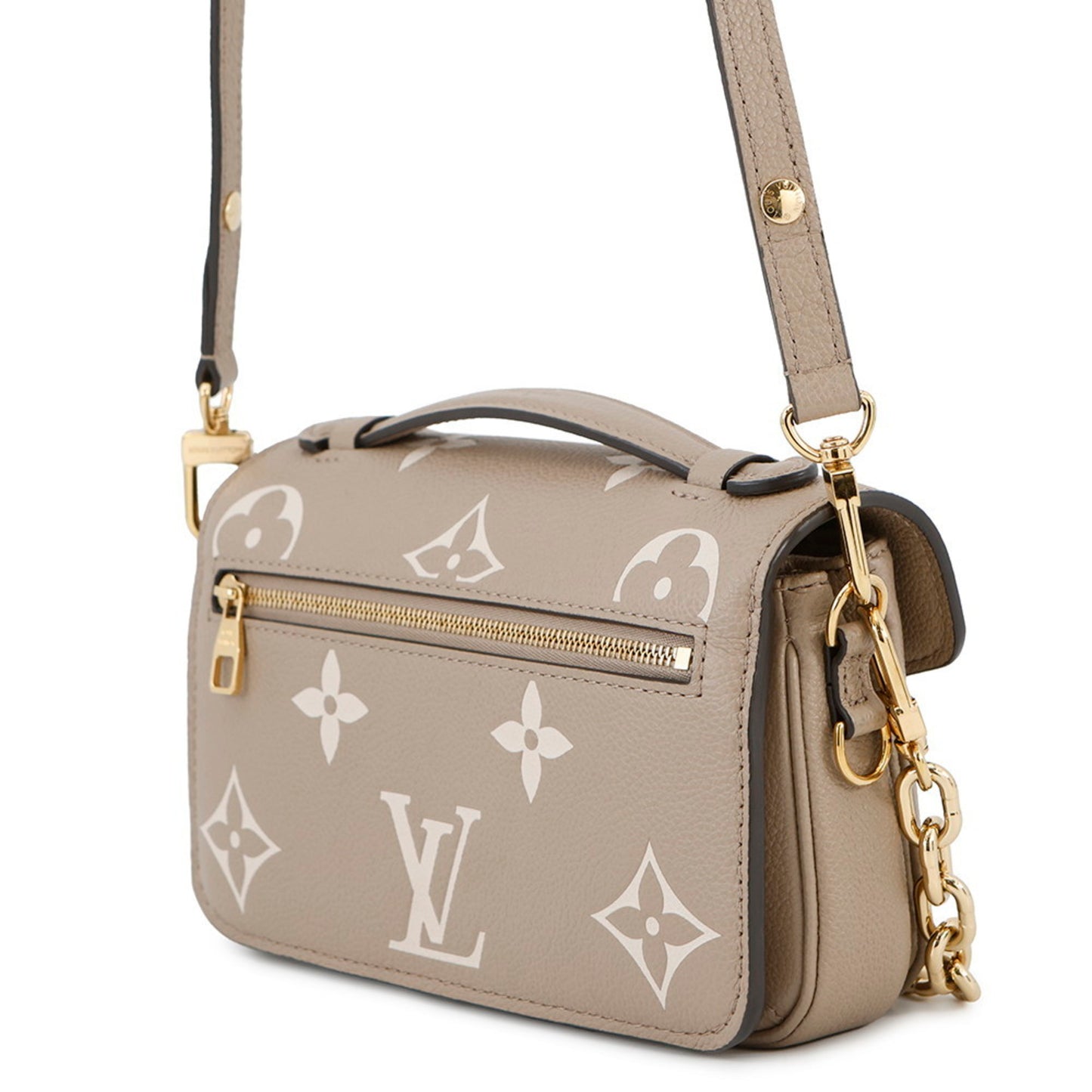 Louis Vuitton Monogram Empreinte Pochette Metis Ew M23081 2-Way Handbag