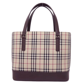 Burberry Nova Check Canvas Handbag
