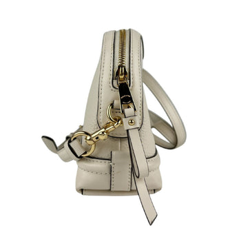 Coach Coach Shoulder Bag Leather Ivory