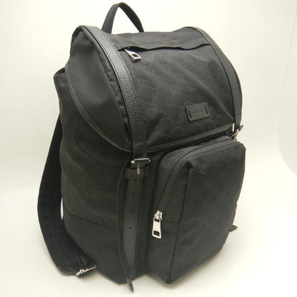Gucci Daypack 387071 Backpack In Gg Nylon And Leather