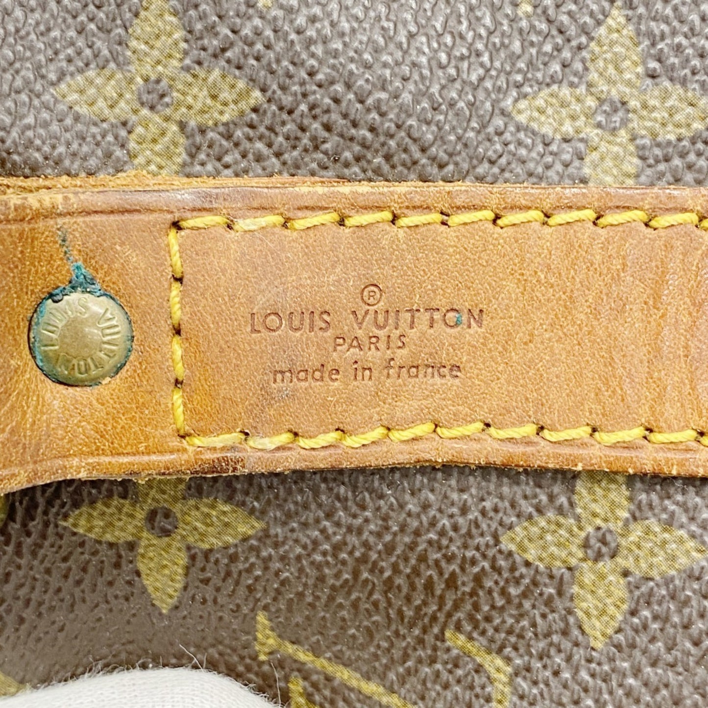 Louis Vuitton Monogram Keepall Bandouliere 45 Boston Bag M41418 Brown