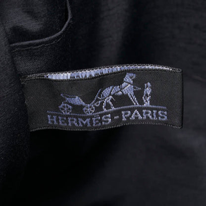 Herms Air Line Second Pouch Mm Gray Black Canvas