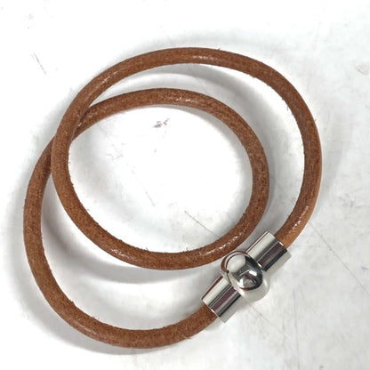 Hermes Hermes Double Bracelet Accessory Choker Leather