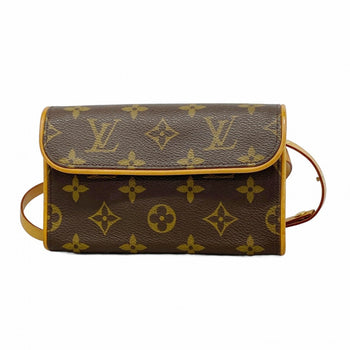 Louis Vuitton Monogram Pochette Florentine Waist Bag M51855 Brown