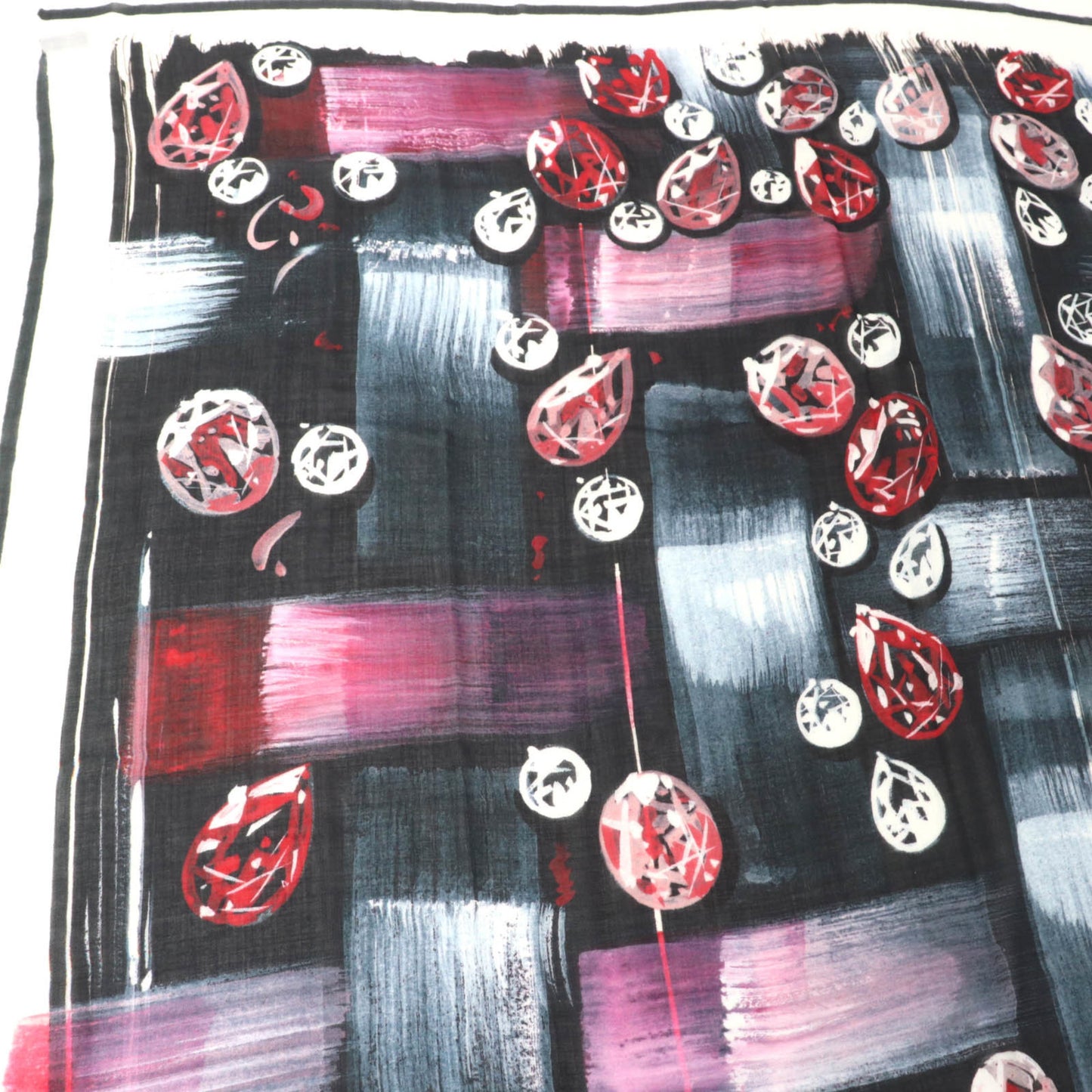 Chanel 100% Cashmere Tweed 2023 Fringed All-Over Print Large Stole/Shawl