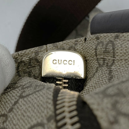 Gucci 201446 Shoulder Bag Brown Gg Supreme Canvas