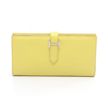 Hermes Herms Bearn Soufflet Bi-Fold Long Wallet