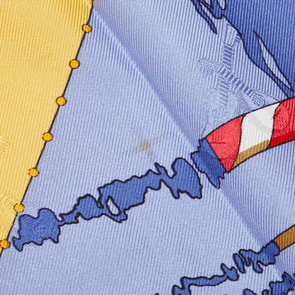 Hermes Herms Carr 90 "Le Carnaval De Venise" Venice Carnival Scarf