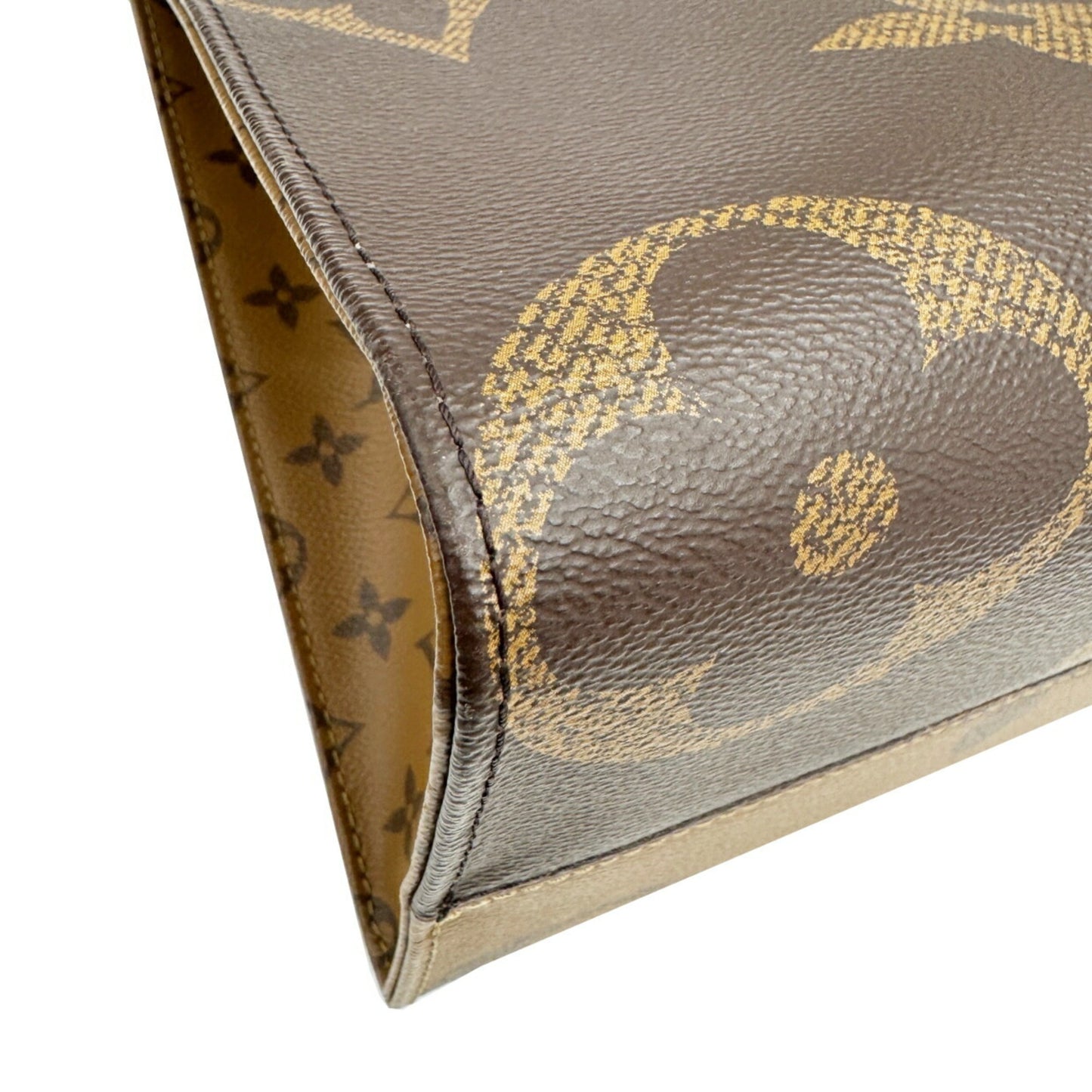 Louis Vuitton On The Go Mm M45321 Monogram Giant Reverse Tote Bag With Rfid