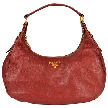 Prada Shoulder Bag Grain Leather Br4311 Red