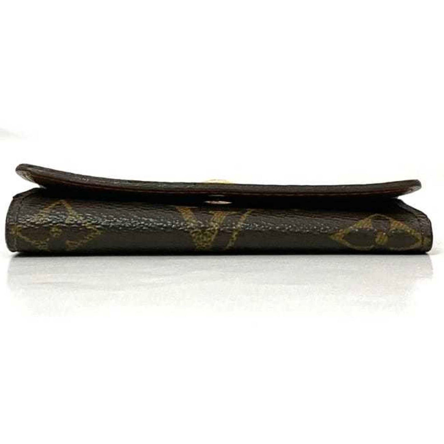 Louis Vuitton 4-Ring Key Case Ec-21457 Brown Monogram M69517 Canvas Ct2172 Louis Vuitton Key Holder