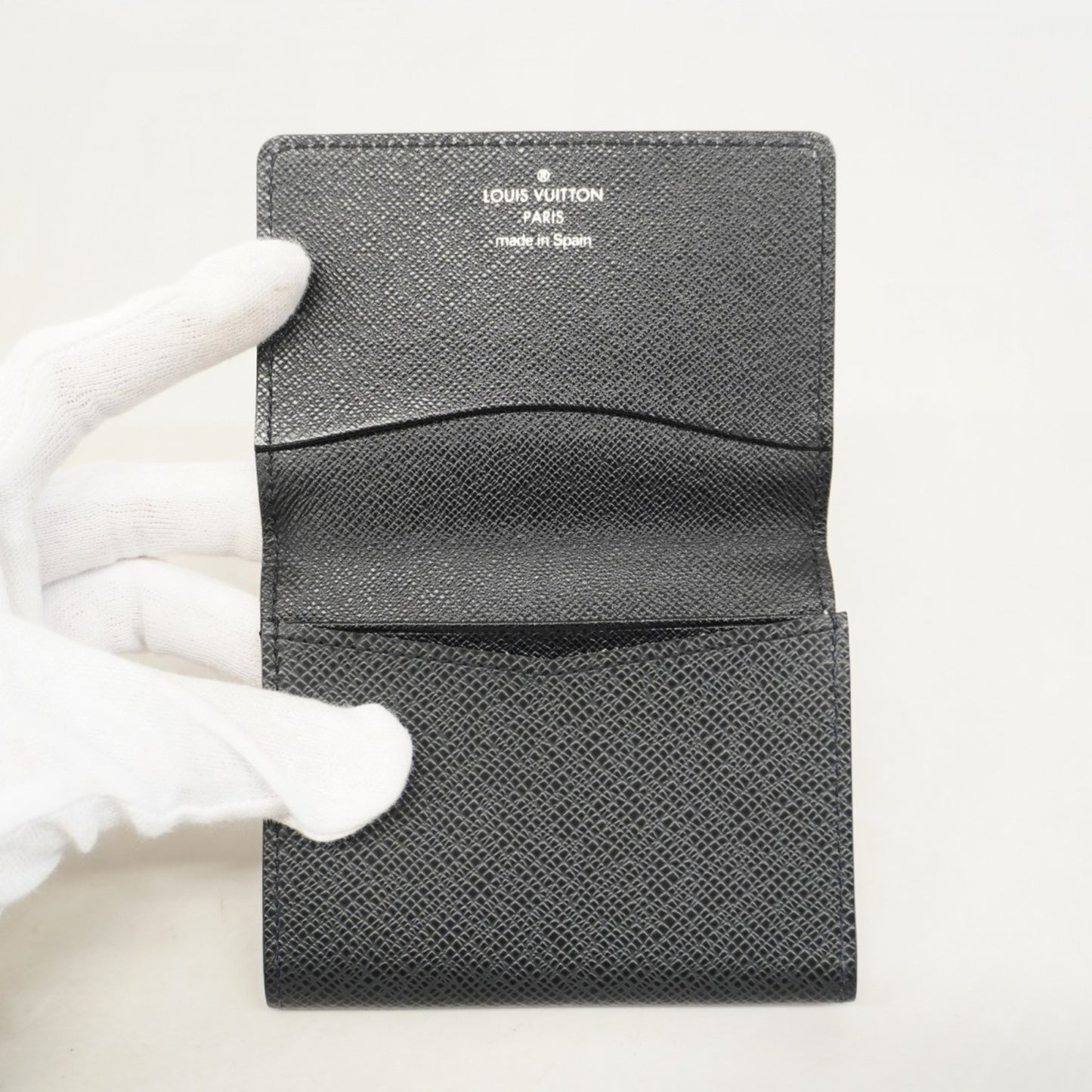 Louis Vuitton Taiga Envelope Carte De Visite Business Card Case M30922 Ardoise