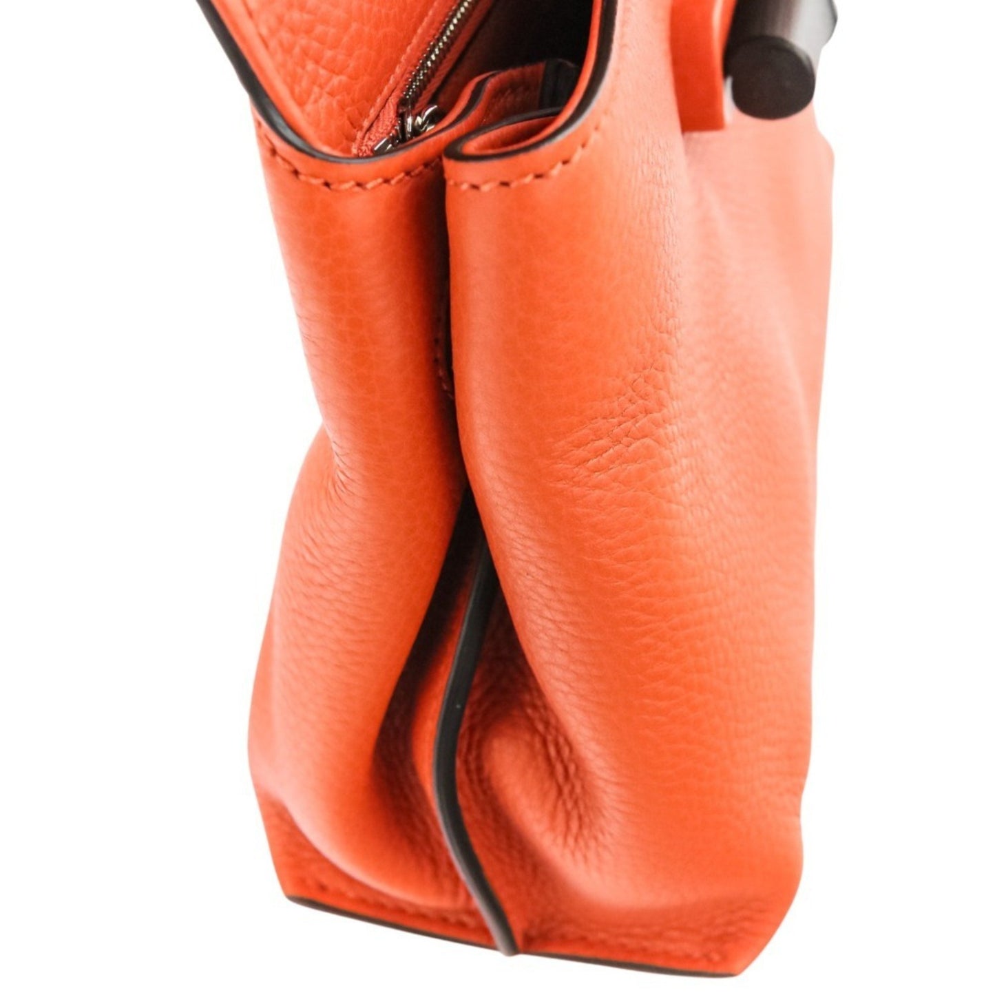 Gucci Bamboo Daily Top Handle 2-Way Handbag/Shoulder Bag 370831 Orange