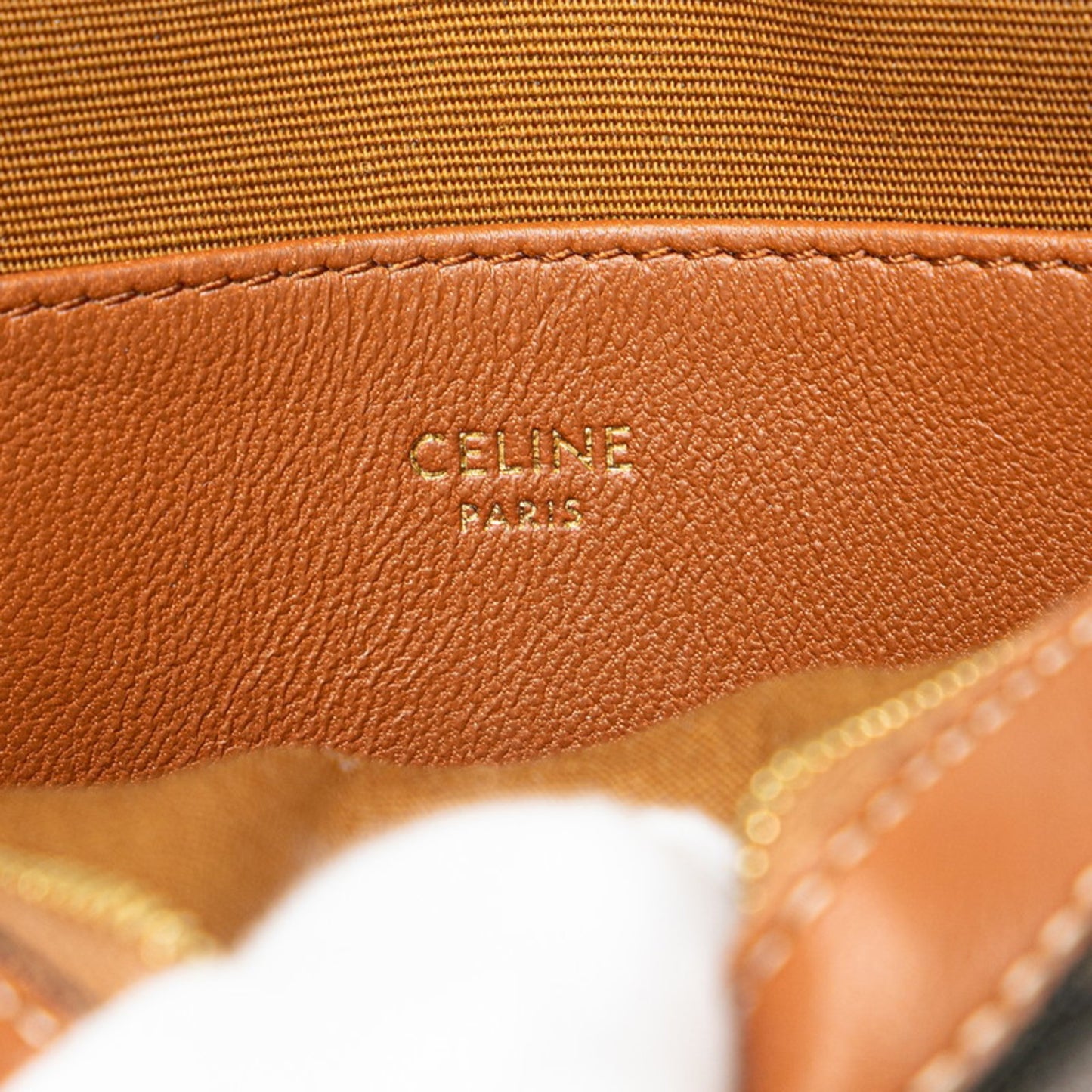 Celine Triomphe Crossbody Shoulder Bag In Black