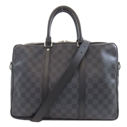 Louis Vuitton N41478 Porte-Document Voyage Pm Business Bag In Damier Canvas