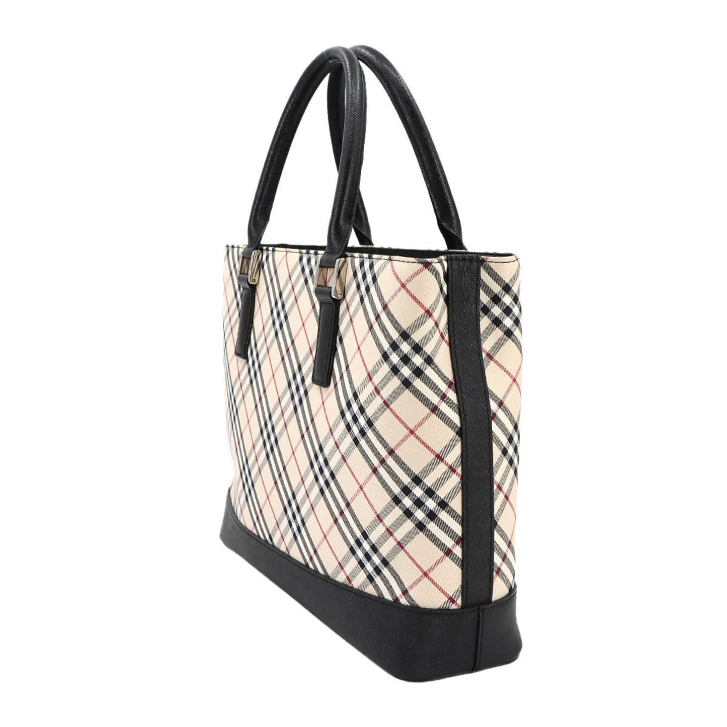 Burberry Nova Check Handbag In Canvas And Leather