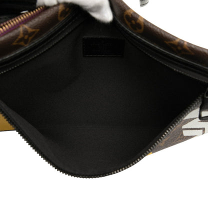 Louis Vuitton Monogram Flat Messenger Chain Shoulder Bag M44641 In Maroon