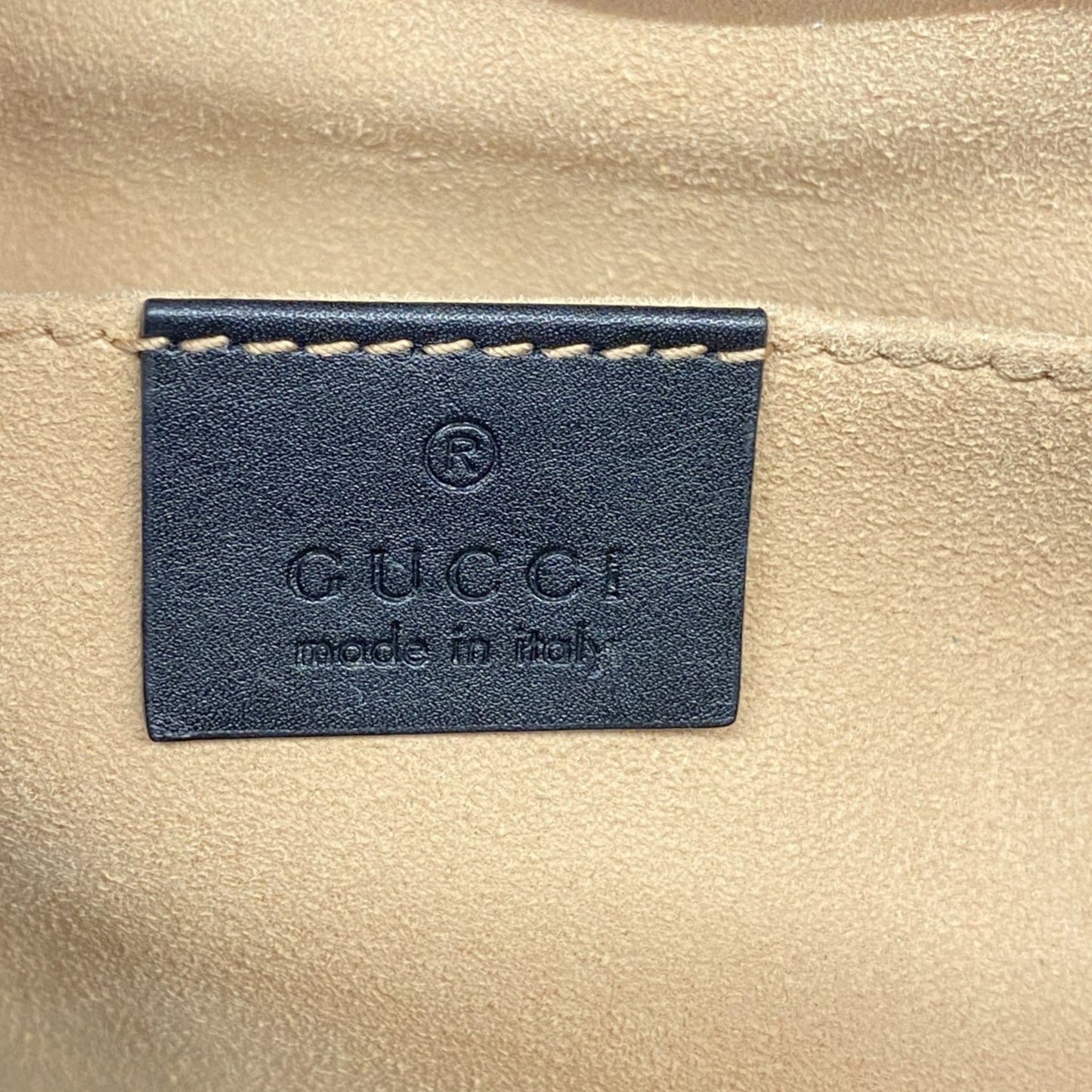 Gucci Bamboo Handbag 470271 Leather Black 2-Way Bag