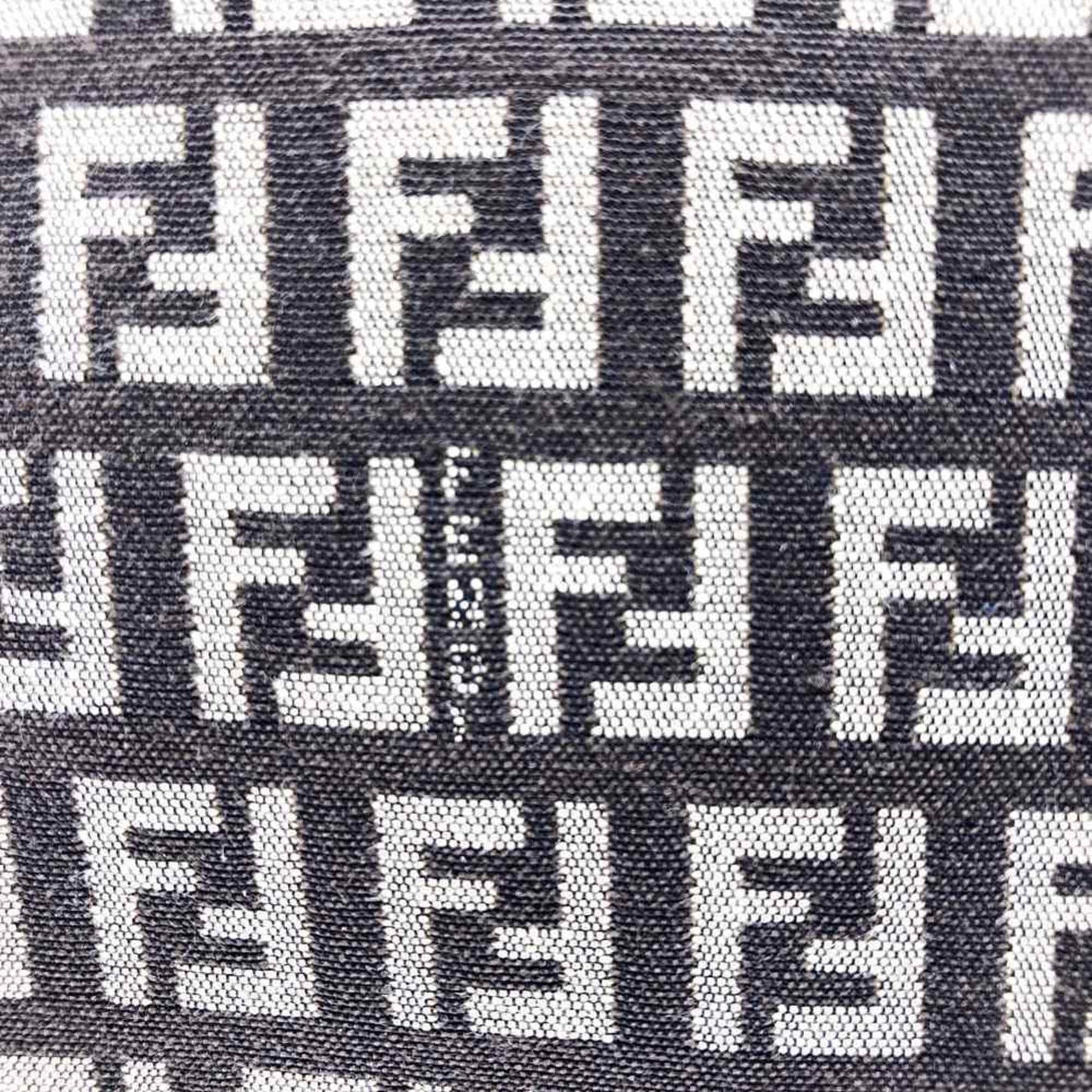 Fendi Zucchino Handbag Tote Bag In Brown Canvas