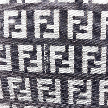 Fendi Zucchino Handbag Tote Bag In Brown Canvas