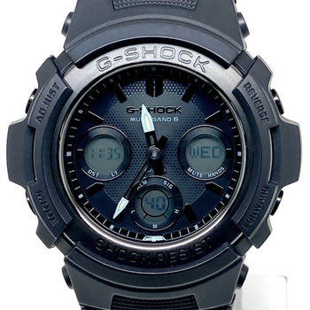 G-Shock Casio Awg-M100Sbb-1A Radio-Controlled Solar Watch With Tough Solar