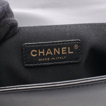 Chanel Boy Chanel Large Matelasse Shoulder Bag In Lambskin Fabric